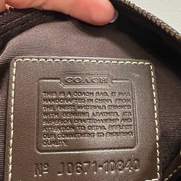 Vintage Coach Brown Crossbody Bag - Picture 2 of 6